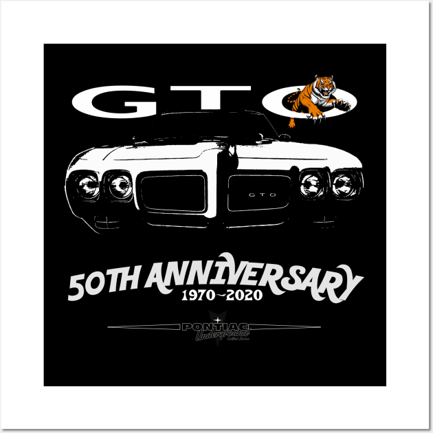 1970 GTO 50TH Anniversary Wall Art by Chads